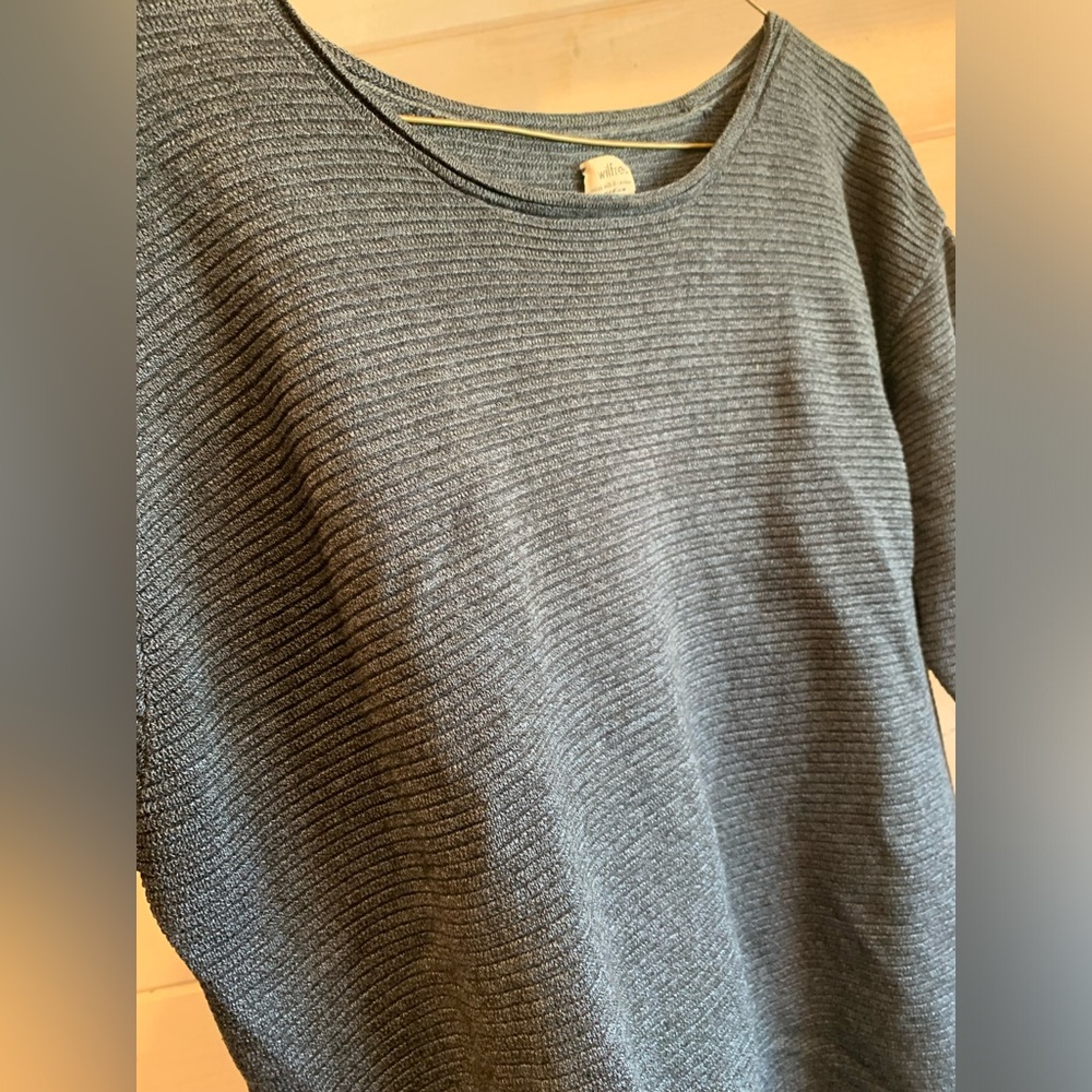 Wilfred | Blanchard Silk & Cashmere 3/4 Length Sleeve Sweater - Picture 4 of 7
